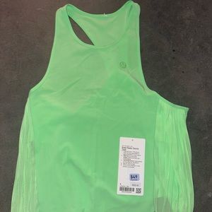 Lululemon Side Pleats Tennis Tank